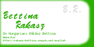 bettina rakasz business card